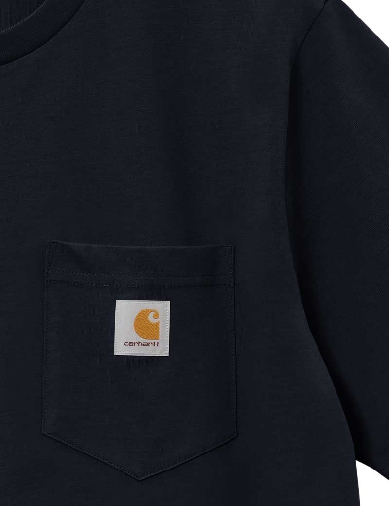 Carhartt Wip Pocket Short Sleeve T-Shirt Dark Navy