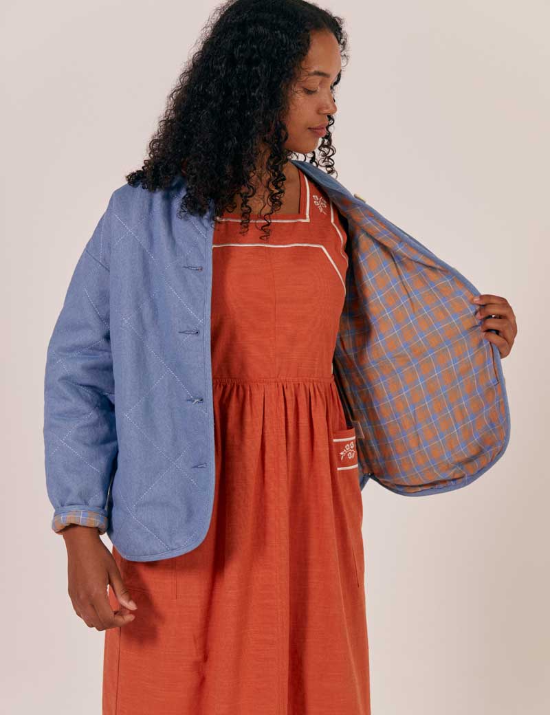 SIDELINE LOLA JACKET LIGHT DENIM