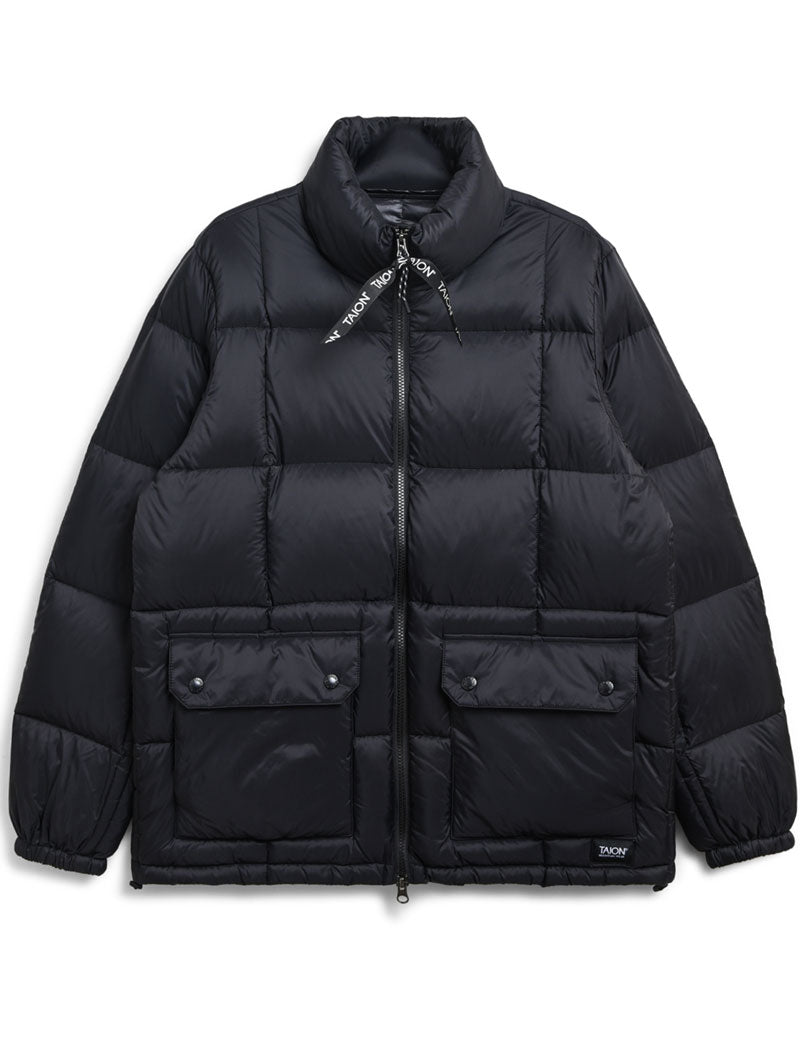 TAION MOUNTAIN PACKABLE DOWN JACKET BLACK