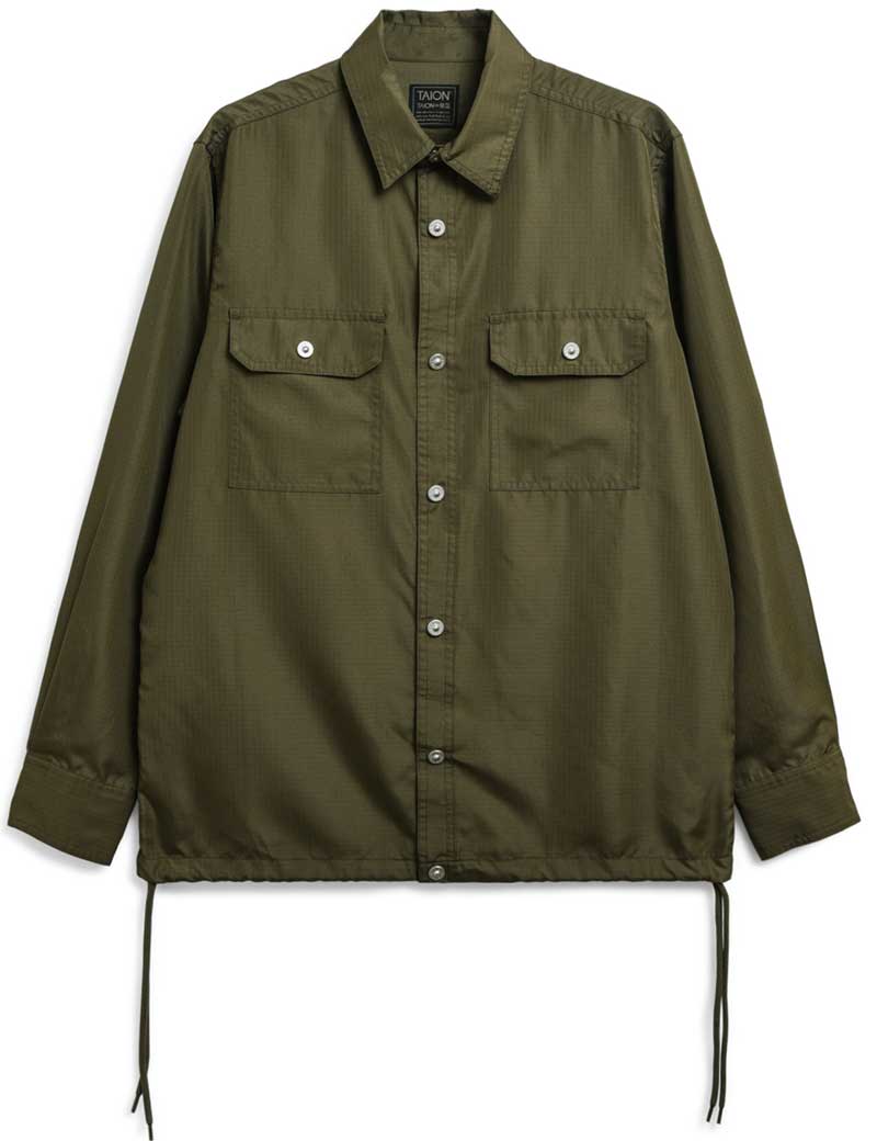 Taion Military Long Sleeve Shirt Olive