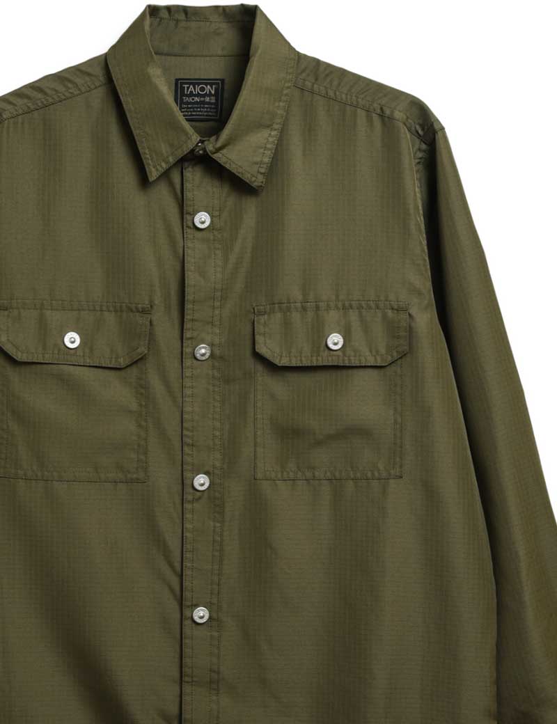 Taion Military Long Sleeve Shirt Olive