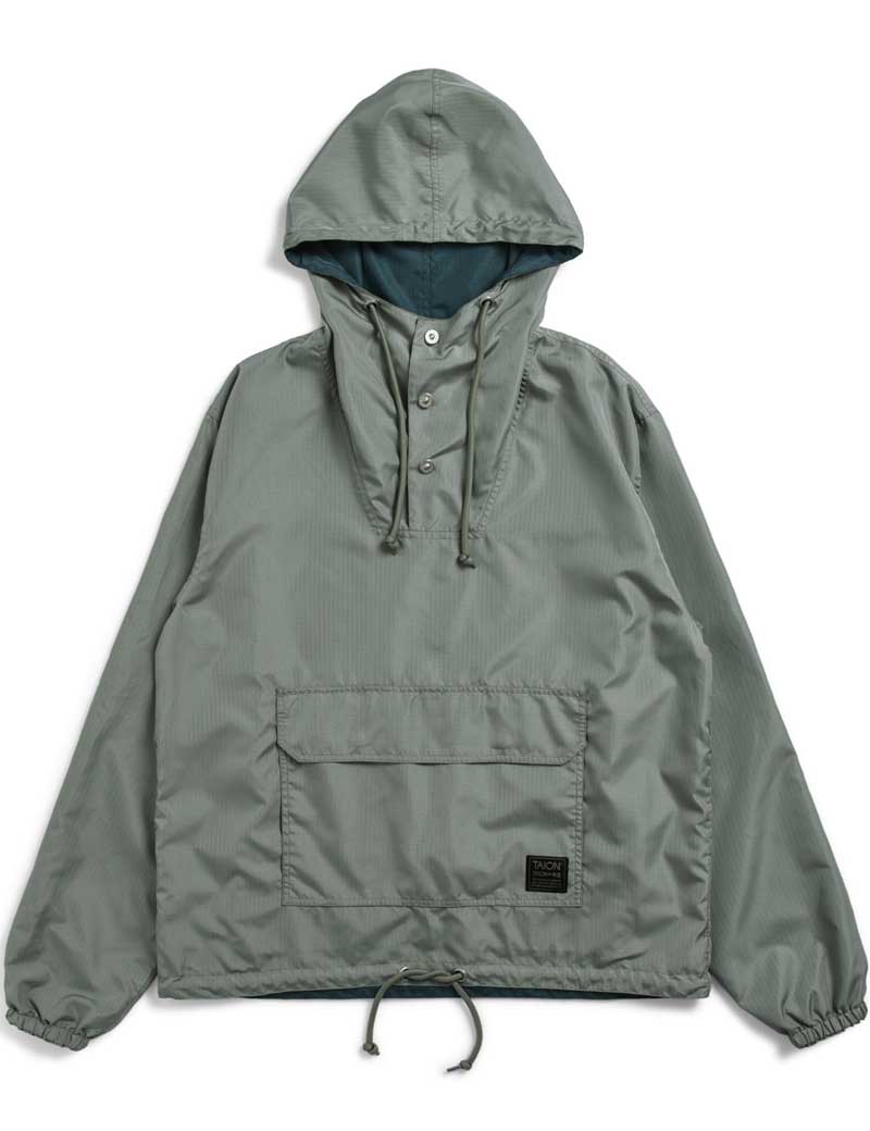 TAION MILITARY REVERSBLE ANORAK DARK SAGE