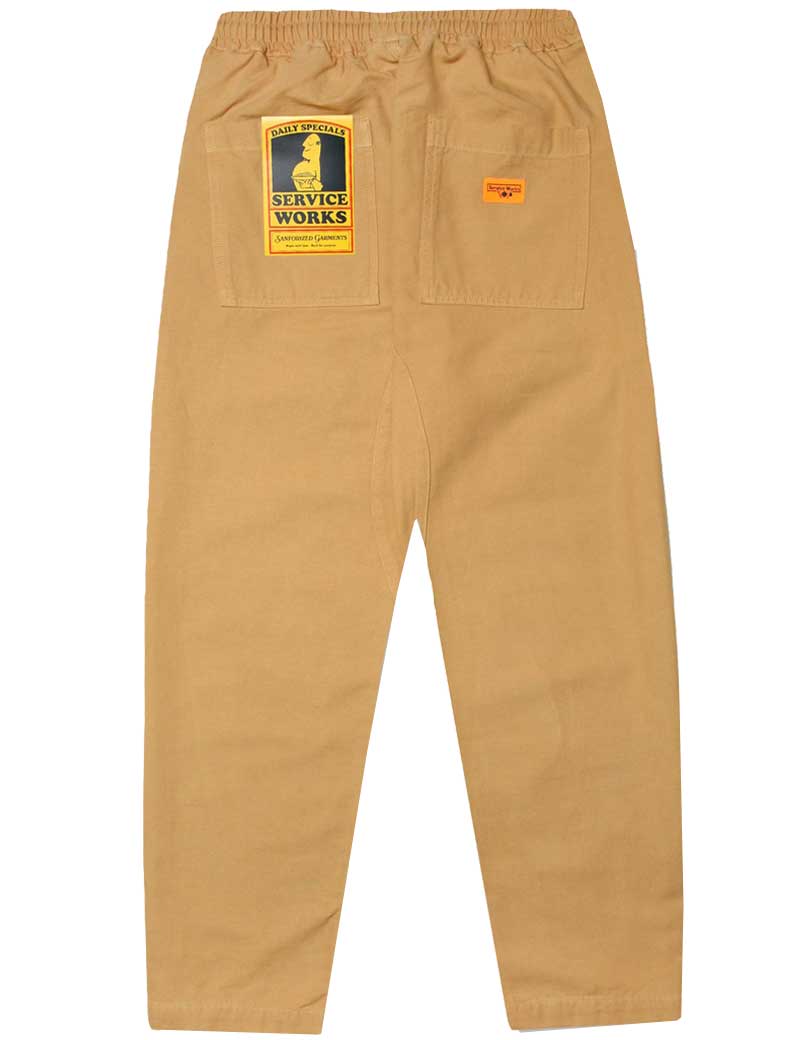 Service Works Classic Chef Pants Tan