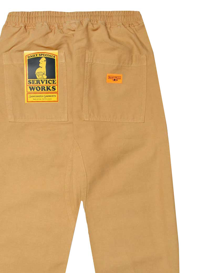 Service Works Classic Chef Pants Tan