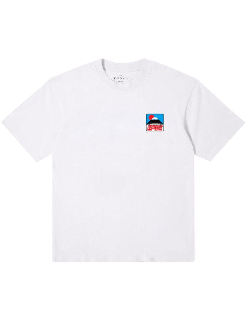 Edwin Sunset On Fuji San T-Shirt White