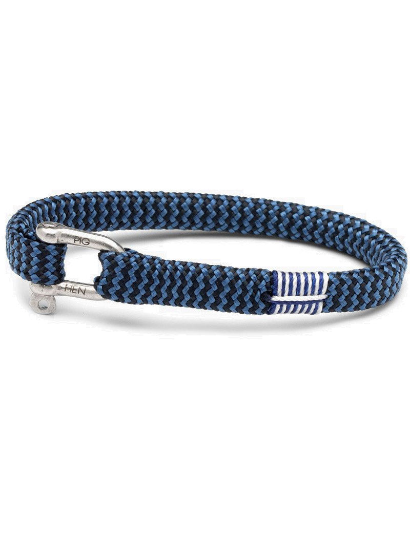 Pig & Hen Vicious Vik Rope Bracelet Navy Violet Blue