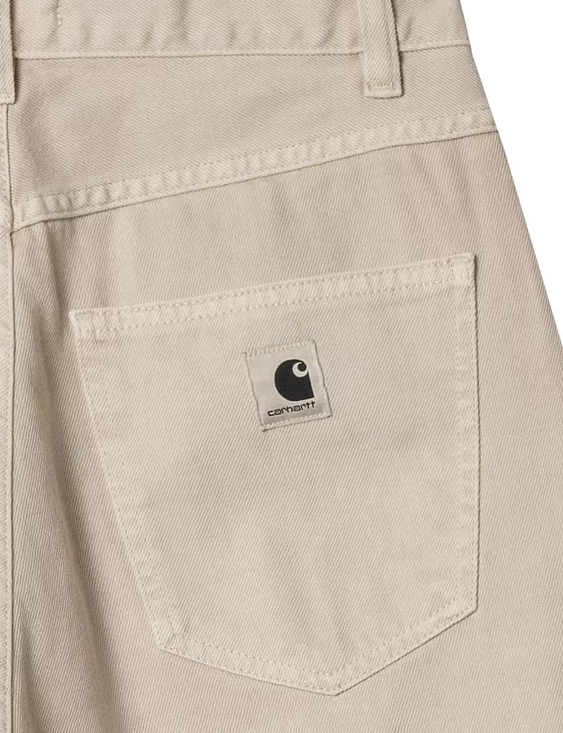Carhartt WIP W' Brandon Short Cotton Clark Twill Fleur De Sel Stone Dyed