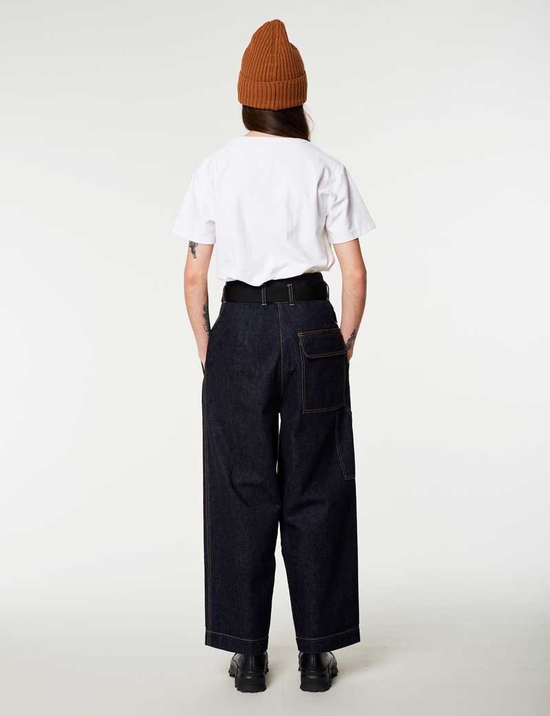 Girls Of Dust British Worker Selvedge Denim Blue