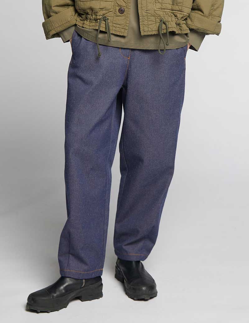 GIRLS OF DUST PASHA PANTS TOKYO DENIM BLUE