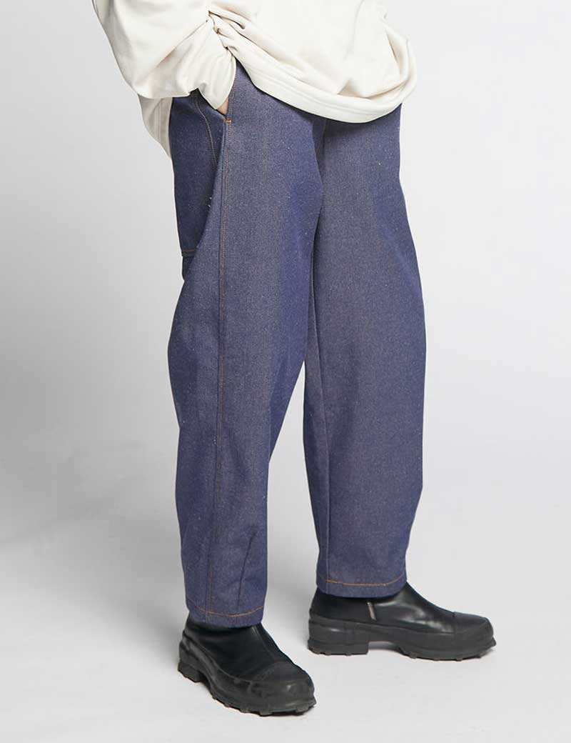 GIRLS OF DUST PASHA PANTS TOKYO DENIM BLUE