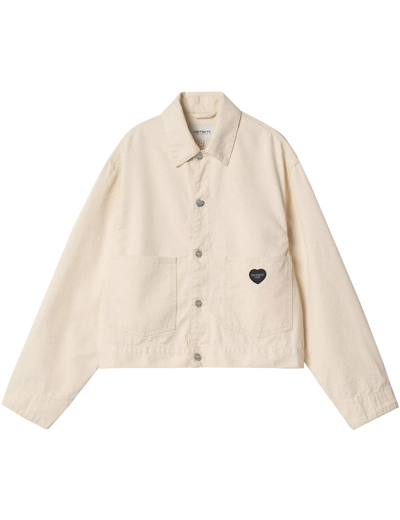 Carhartt Wip W' Drewe Jacket Natural Rinsed
