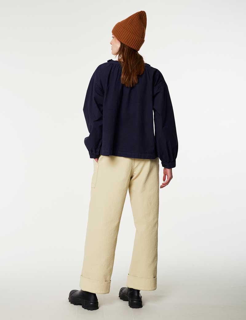 Girls Of Dust Harvest Smock Massaya Cotton Navy