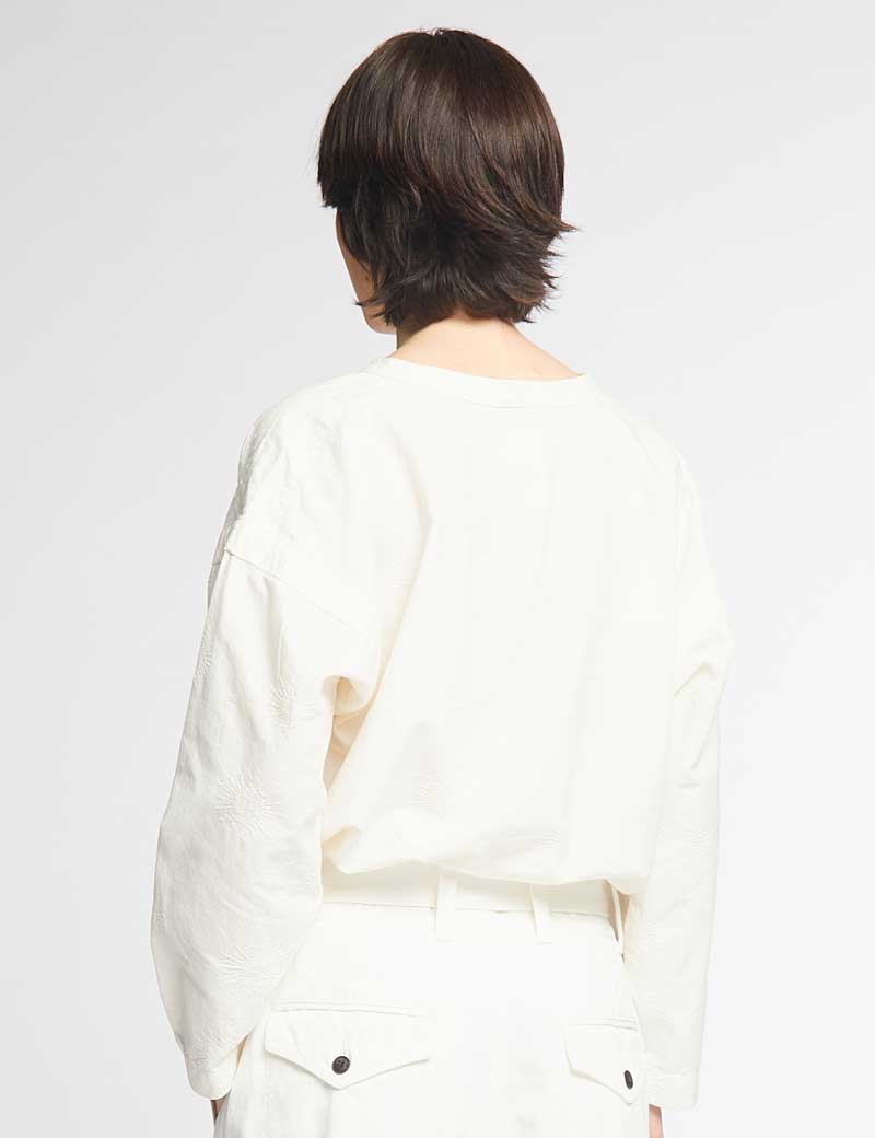 GIRLS OF DUST GARDENER SMOCK COMET COTTON MILK