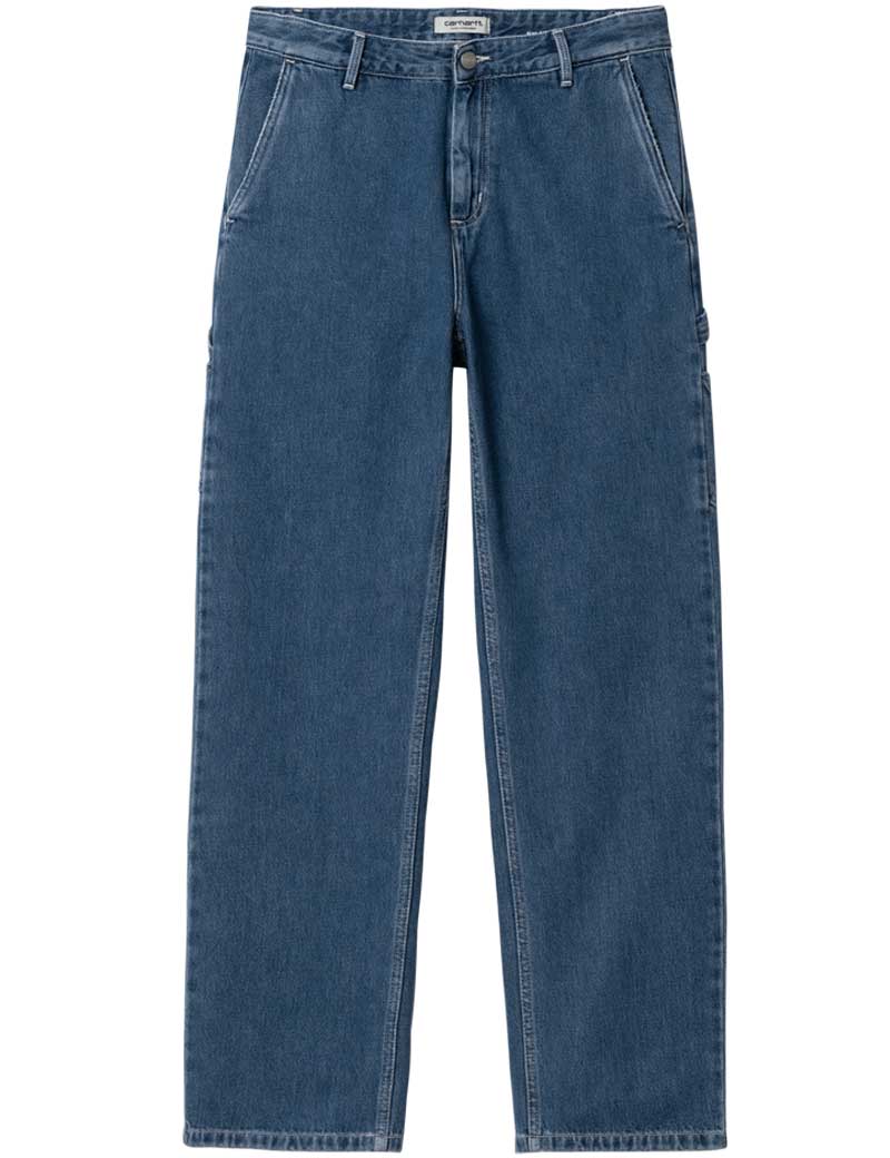 CARHARTT WIP W' PIERCE PANT JEANS BLUE STONE WASHED Front