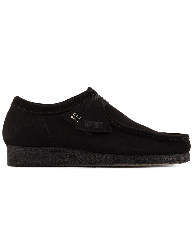 CLARKS ORIGINALS WALLABEE BLACK SUEDE