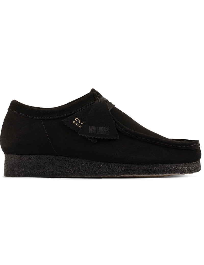 CLARKS ORIGINALS WALLABEE BLACK SUEDE WOMENS