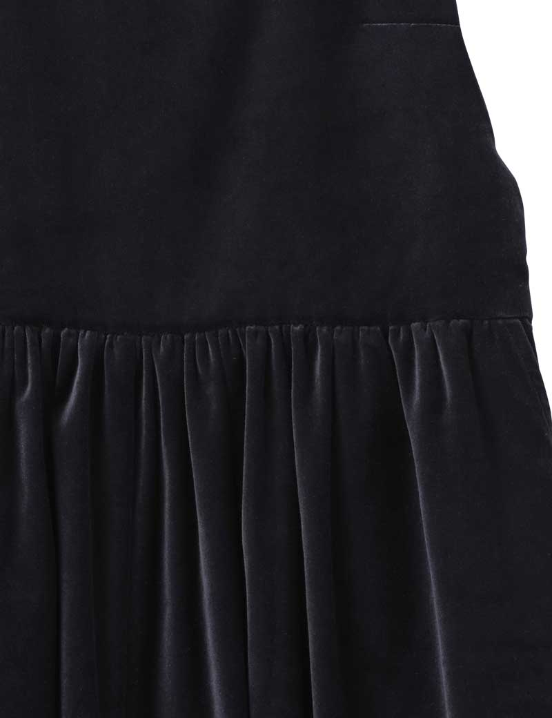 TOAST COTTON VELVET PINAFORE DRESS NIGHT