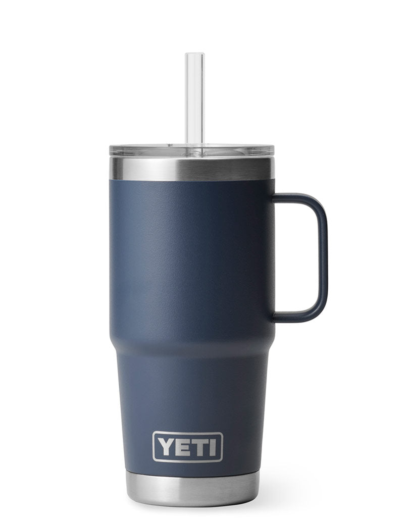 Yeti Rambler Straw Mug 710Ml 25Oz Navy
