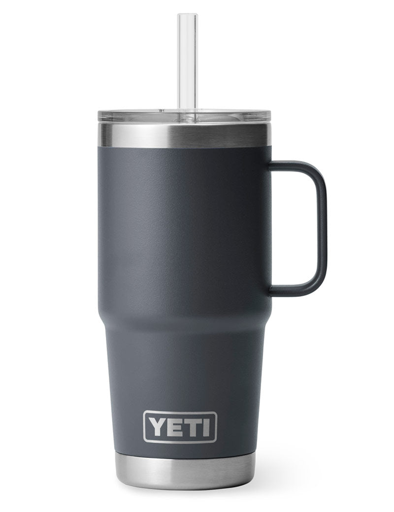 Yeti Rambler Straw Mug 994Ml 35Oz Charcoal