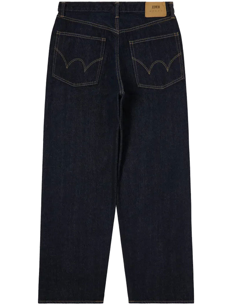 Edwin Wide Pant Jeans Kurabo Blue Rinse Back