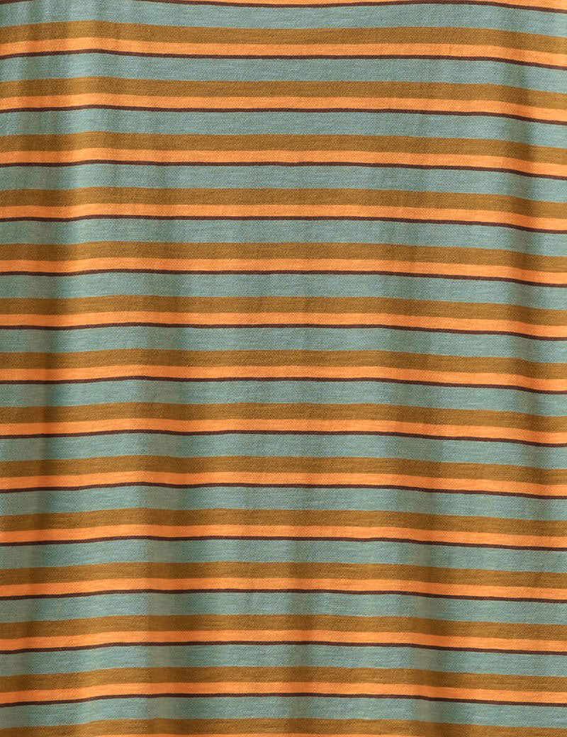 Toast Alda Stripe Organic Cotton Easy T-Shirt Herb Cider