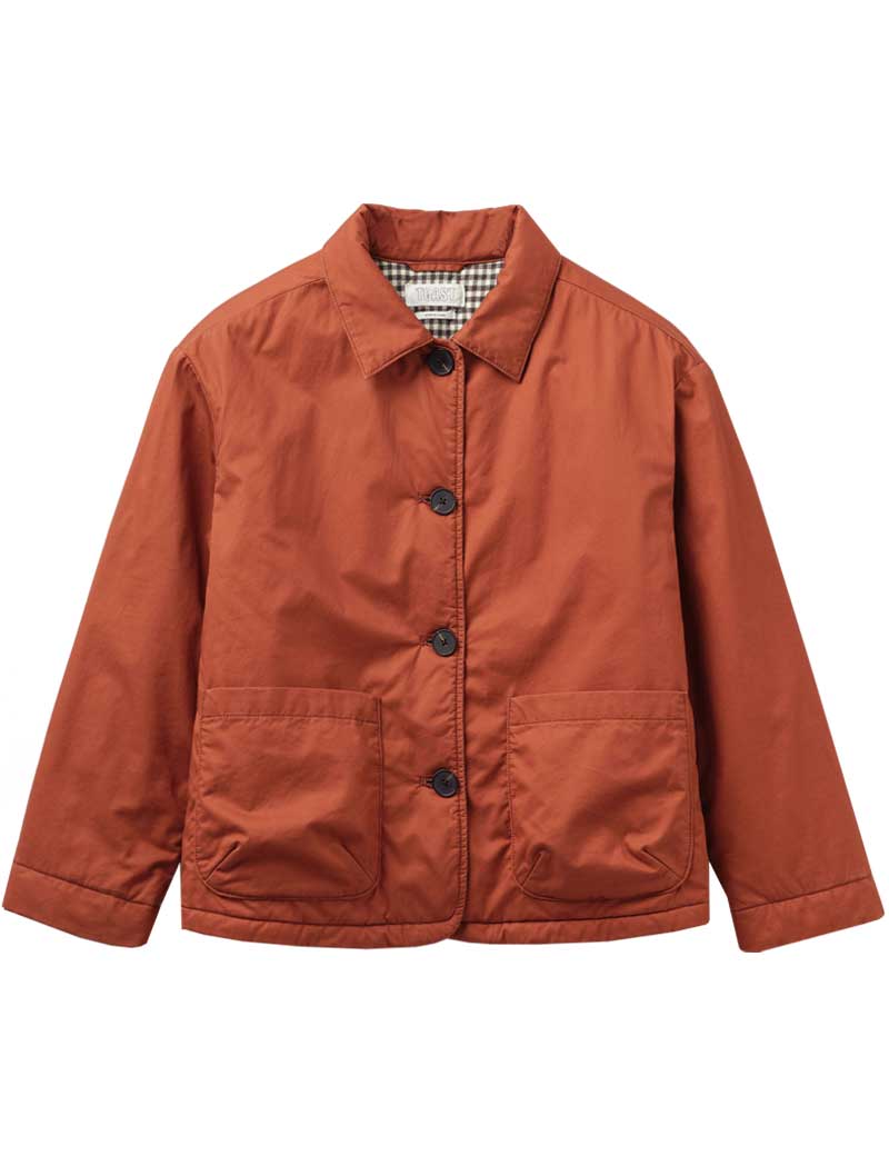 Toast Cotton Twill Quilted Jacket Firewood