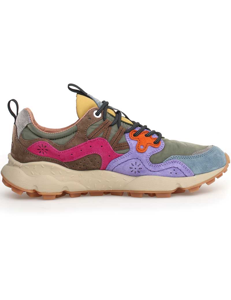 Flower Mountain Yamano 3 Trainers Kaki Multi