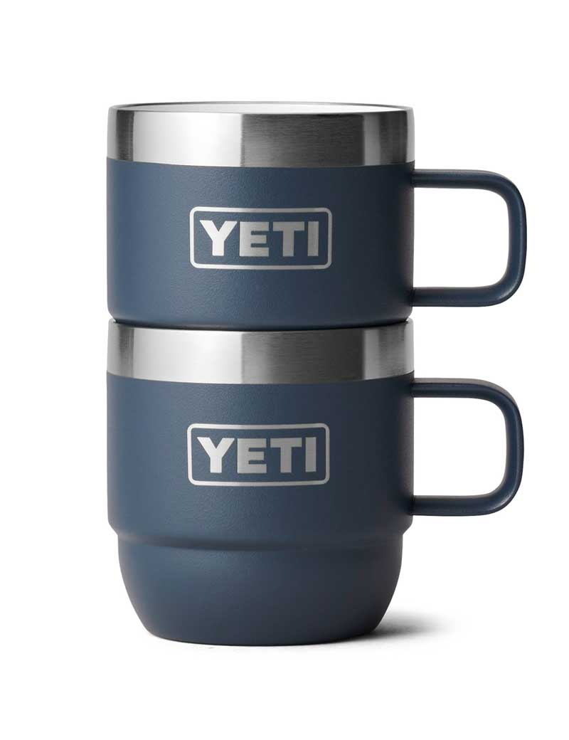 YETI RAMBLER ESPRESSO STACKABLE MUG 2 PACK NAVY