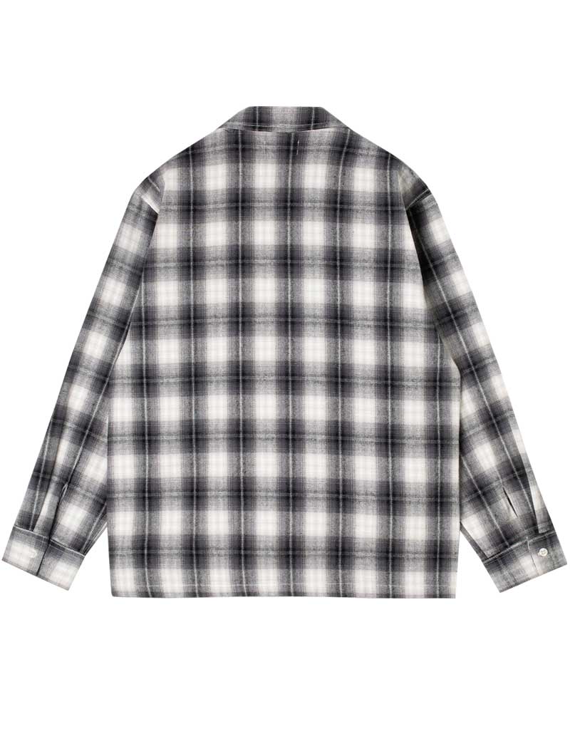 Stan Ray Zip Shirt Black Plaid