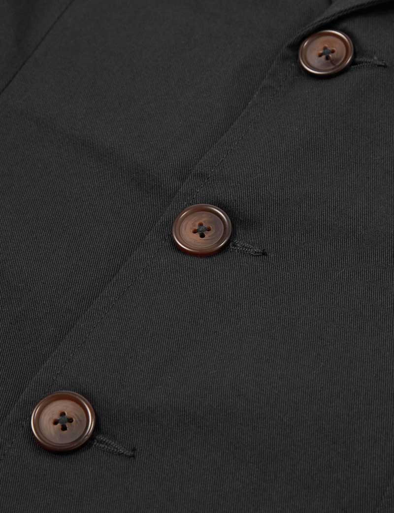 UNIVERSAL WORKS LONDON JACKET BLACK TWILL