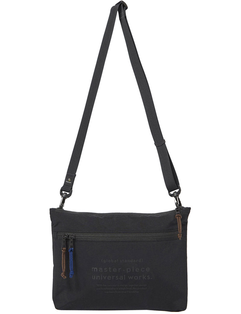 Universal Works X Master-Piece Canvas Sacoche Black 