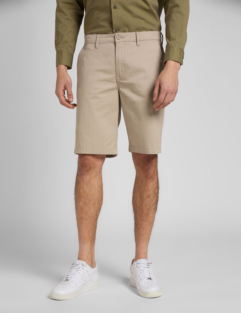 Lee Regular Chino Shorts Stone