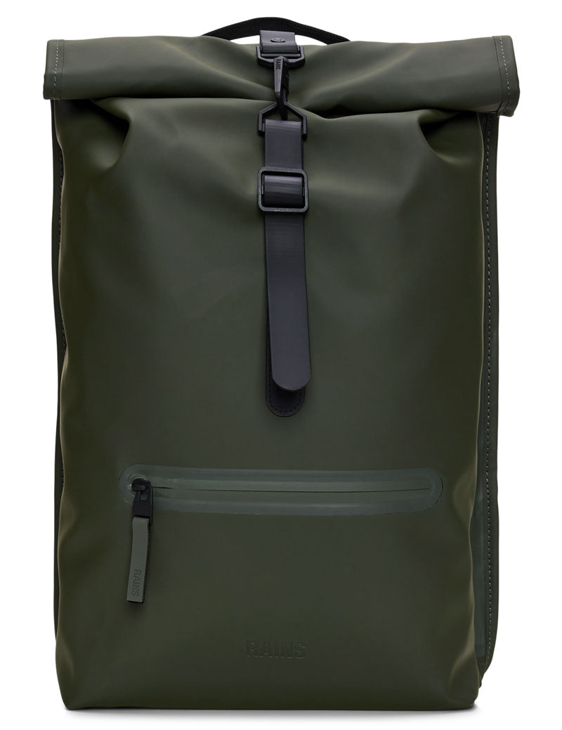 Rains Rolltop Rucksack Green 13320