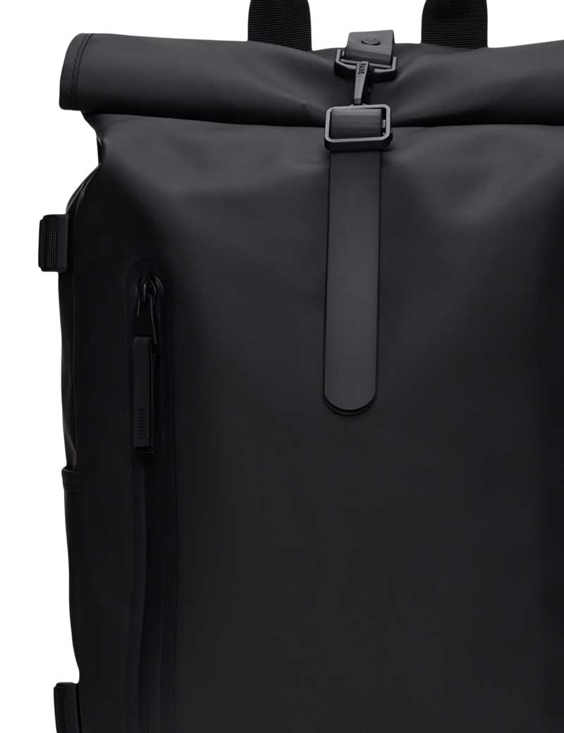 Rains Rolltop Rucksack Large W3 Black 14590