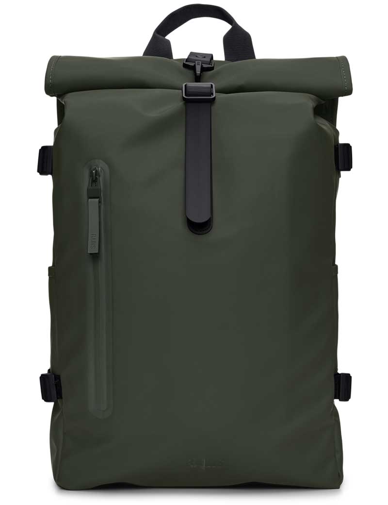 Rains Rolltop Rucksack Large W3 Green 14590