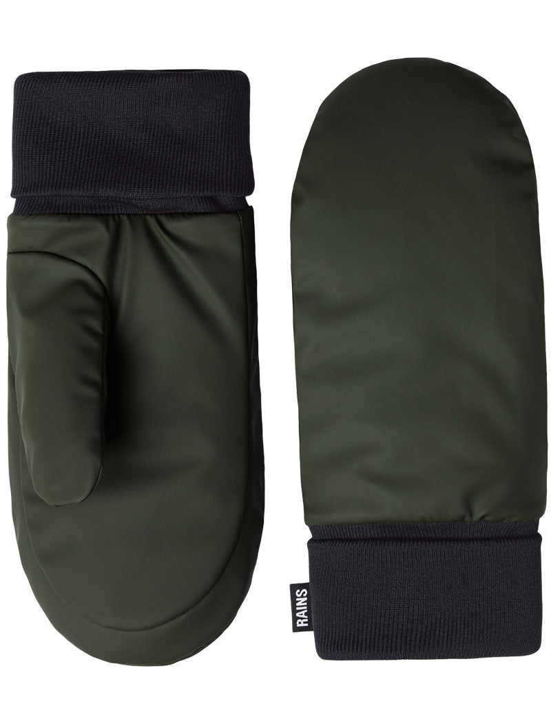 Rains Alta Puffer Mittens Green 16070