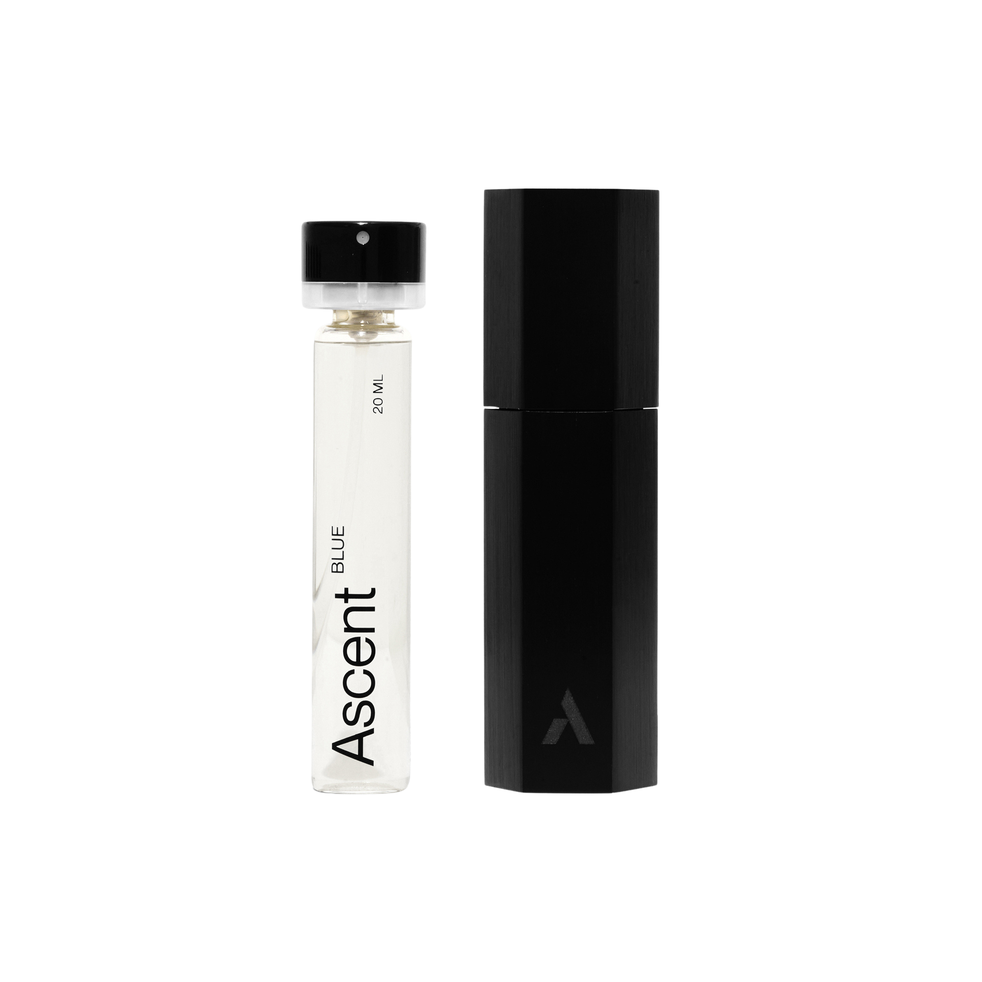 Ascent Blue Parfum Starter Kit Black Case fragrance with case