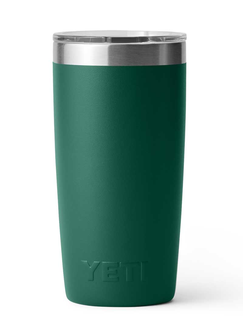 Yeti Rambler 10 OZ Tumbler MS Black Forest Green
