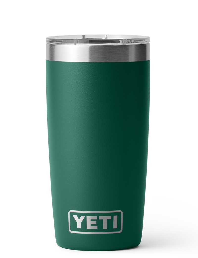 Yeti Rambler 10 OZ Tumbler MS Black Forest Green
