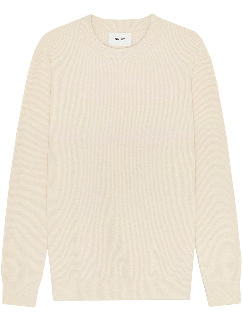 NN07 Danny Crewneck Lightweight Sweater Ivory