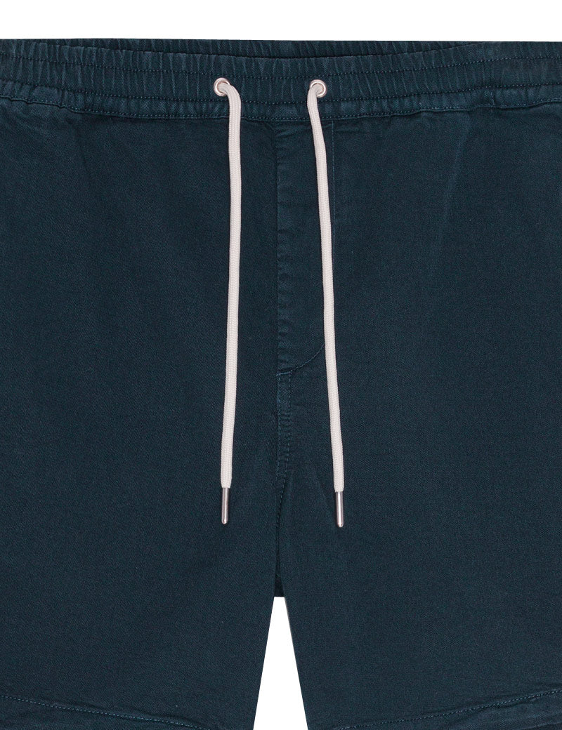 NN07 Gregor Shorts Navy Blue Waistband Detail