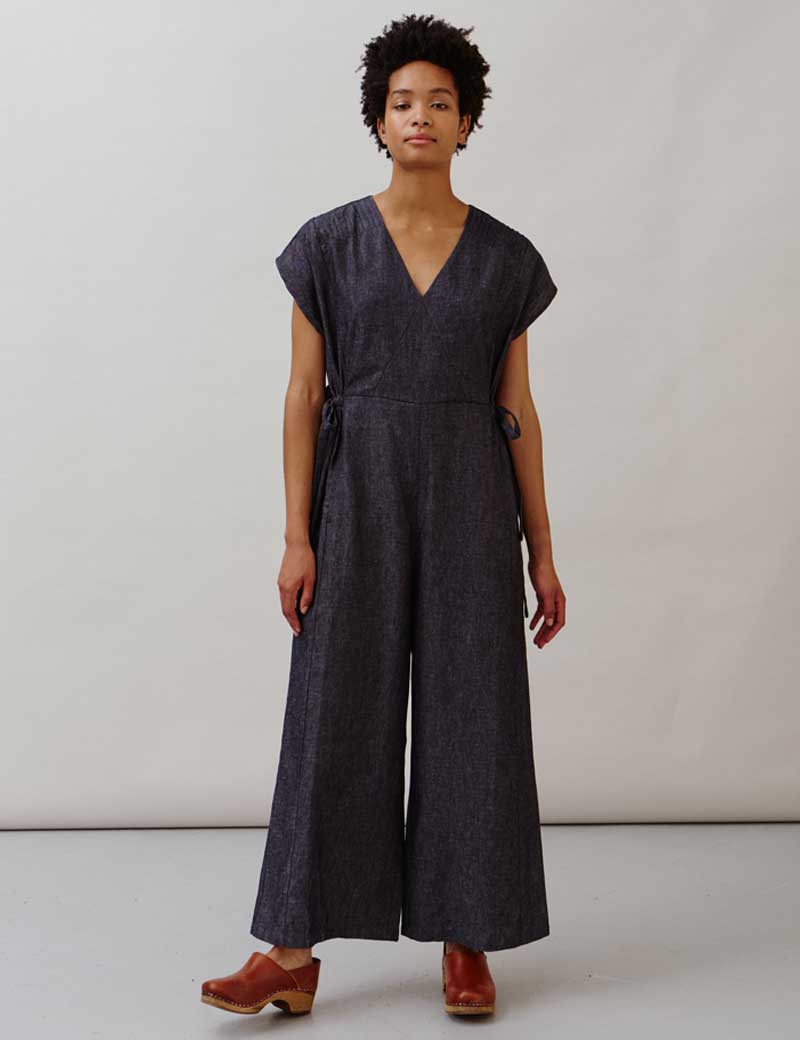 Sideline Ava Jumpsuit Dark Indigo