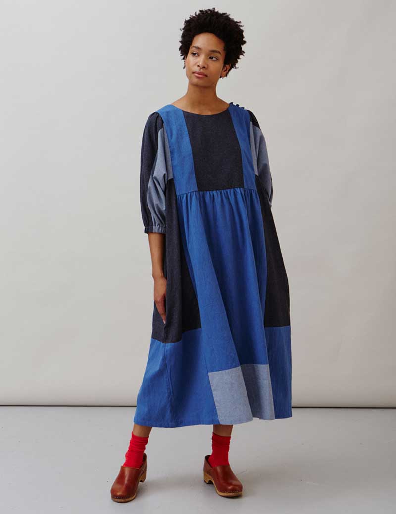 Sideline Betsy Dress Inidgo Mix