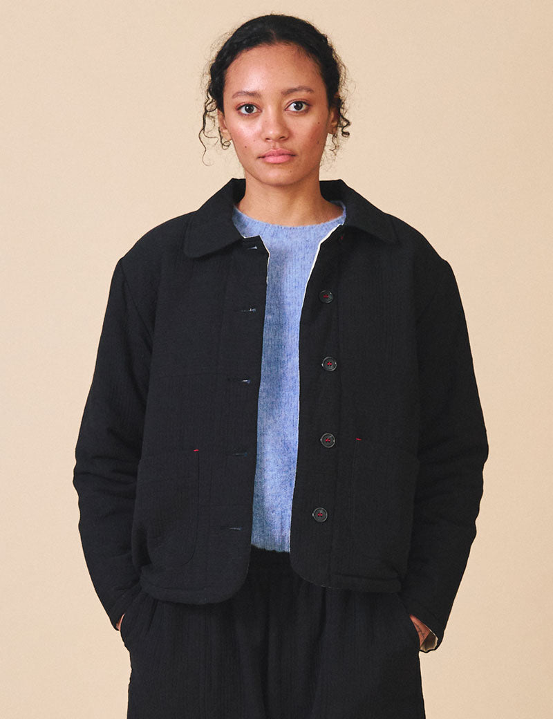 Sideline Molly Jacket Black