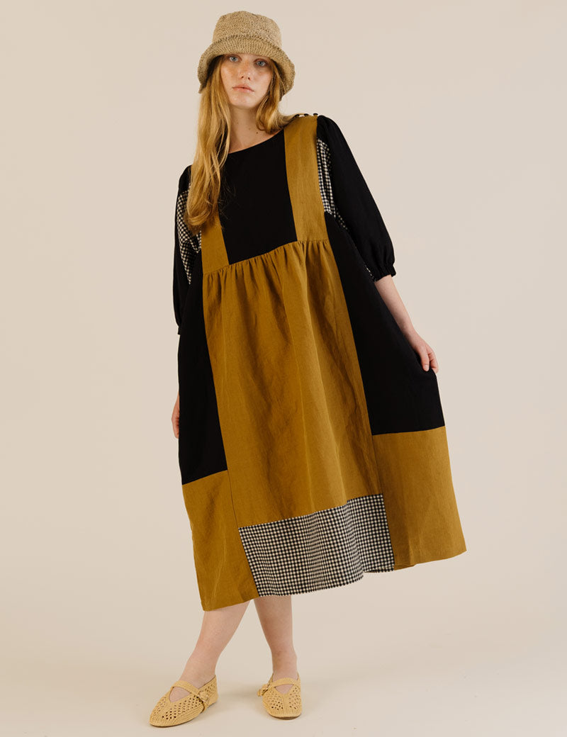 Sideline Winnie Dress Patchwork Front