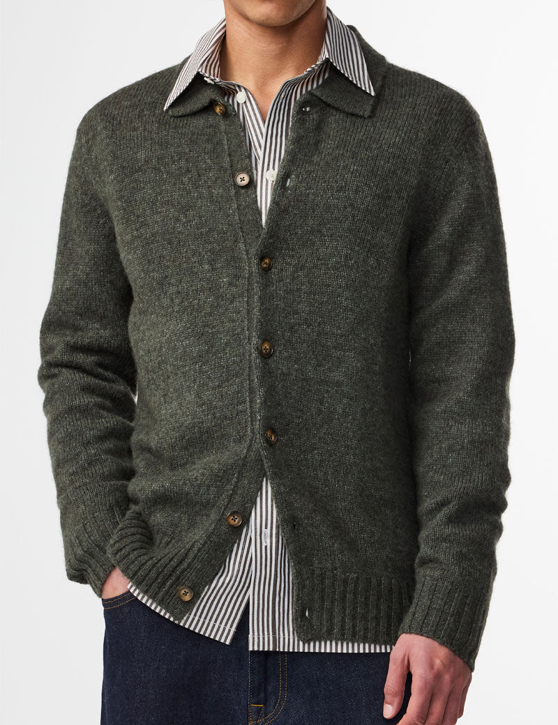 NN07 Lee Polo Cardigan 6598 Capers