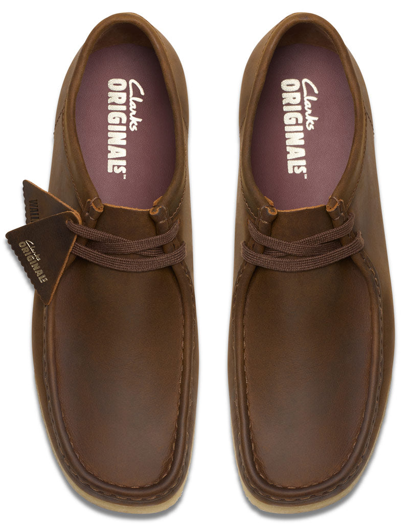 Clarks Originals Wallabee Beeswax Overhead View