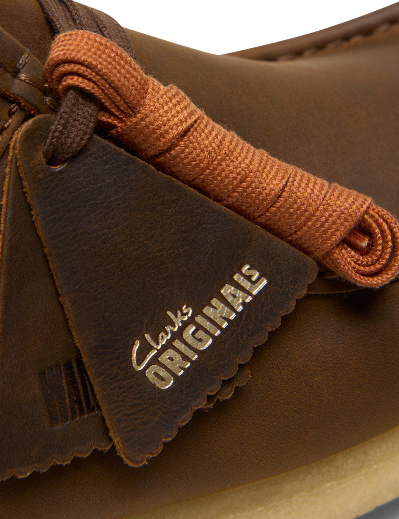 Clarks Originals Wallabee Beeswax Tab Detail
