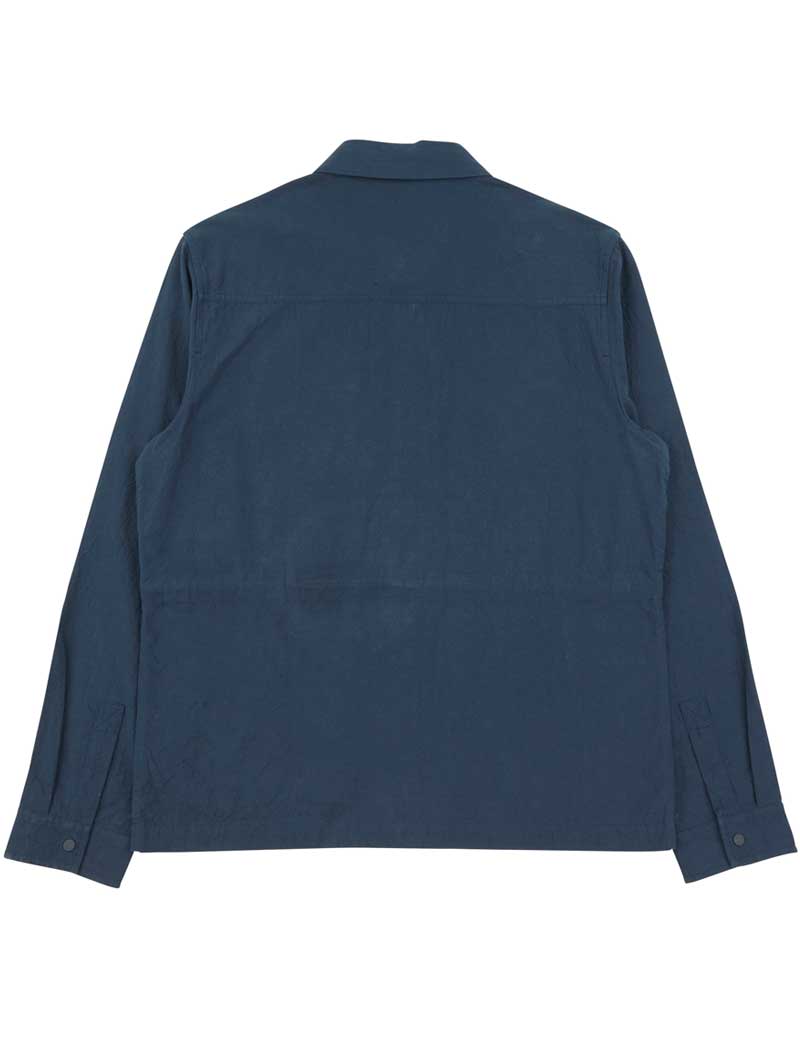 FOLK ASSEMBLY JACKET ASH NAVY CRINKLE