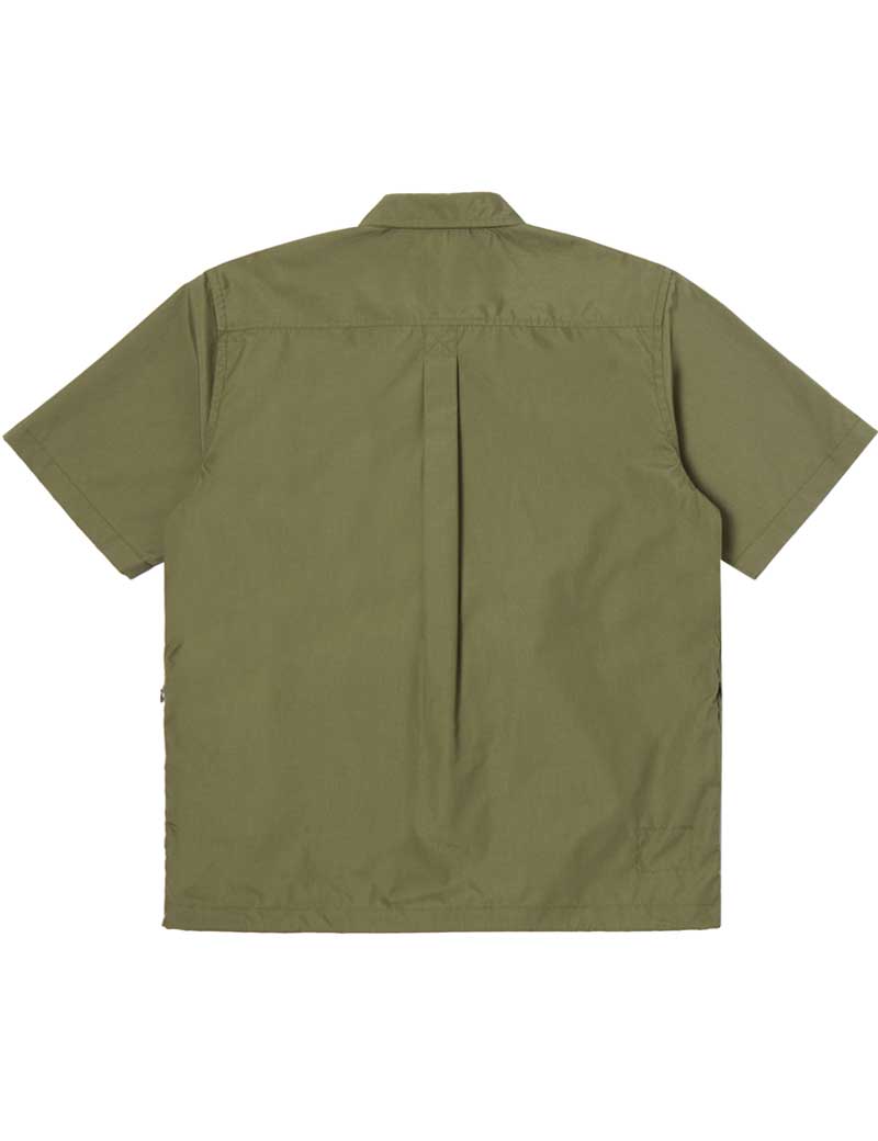 UNIVERSAL WORKS TECH OVERSHIRT RECYCLED POLY TECH OLIVE